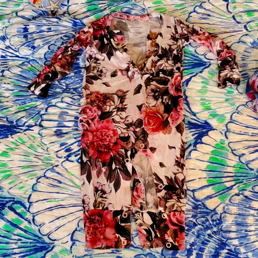 Posh peanut 3-6 month romper